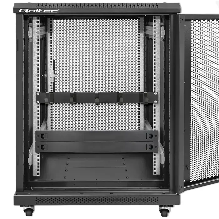 Qoltec Solid Steel Cable Organizer for 19" racks | 1U Foto 7