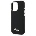 Guess GUHCP16XSMBSLK iPhone 16 Pro Max 6.9" black hardcase Silicone Script Metal Logo & Frame Foto 6