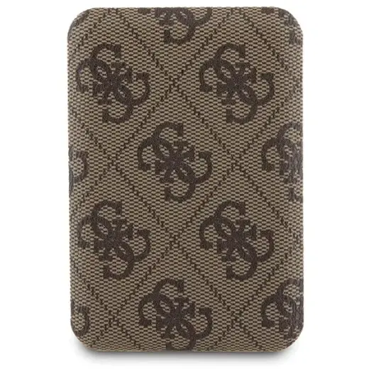 Zestaw Guess GUBPM5P15S4GEMGW iPhone 15 6.1" hardcase + Powerbank 5000mAh MagSafe brązowy|brown 4G Metal Logo Foto 9