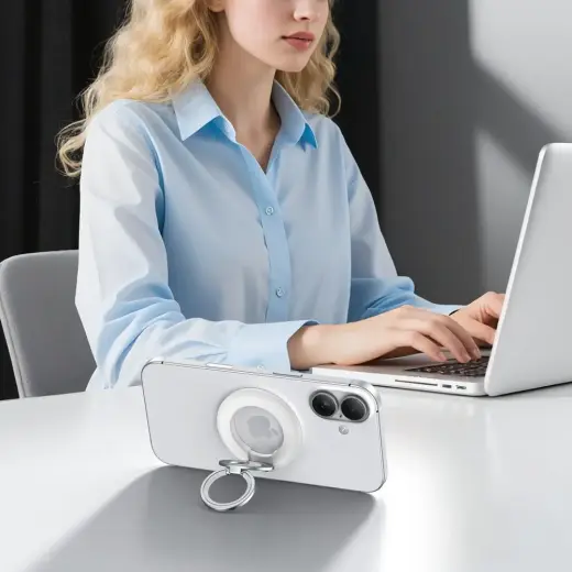 Tech-Protect MMR500 MagSafe Phone Holder - White Foto 5