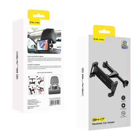 Blavec Car holder BH-17 to headrest (BH17-HRB) black Foto 9