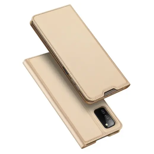 Dux Ducis Skin Pro Bookcase type case for Samsung Galaxy A03s golden Фото num