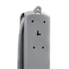 Qoltec Surge protector | 5 sockets | 3m | Grey — Фото 8