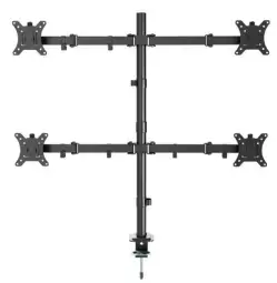 Monitora stiprinājums Gembird Adjustable Desk Mounted 4-display Rotate Tilt Swivel