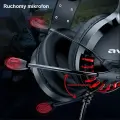 AWEI słuchawki gaming ES-770i nauszne gamingowe z mikrofonem czarny|black Foto 6