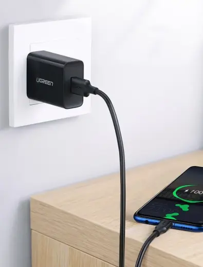 Ugreen USB - micro USB data charging cable2,4 A 480 Mbps 1,5 m black (US289 60137) Foto 4