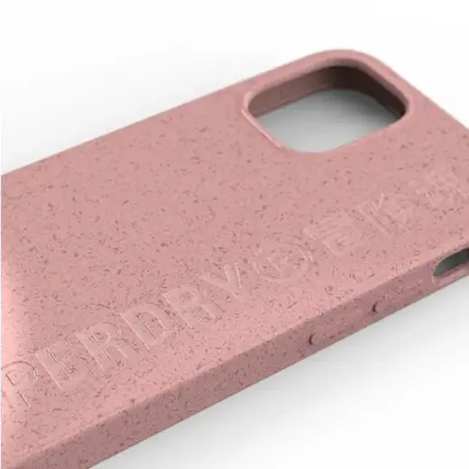 SuperDry Snap iPhone 12 mini Compostable Case różowy|pink 42620 Photo