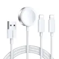Joyroom S-IW007 3-in-1 cable USB-A magnetic charger - Lightning 1.2m - white Photo