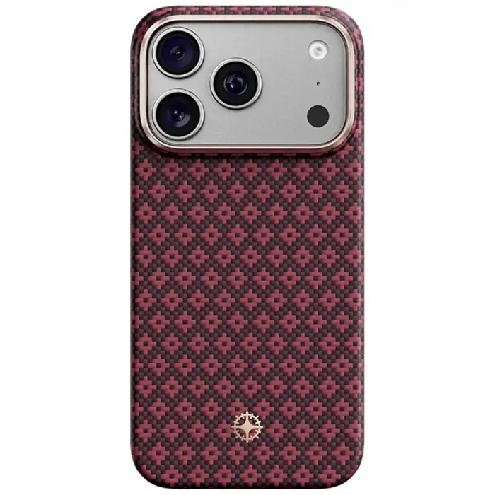 Benks Armor Air Armor Grid Kevlar Metal Frame 600D maciņš telefonam iPhone 18 Pro Max | iPhone 17 Pro Max sarkans