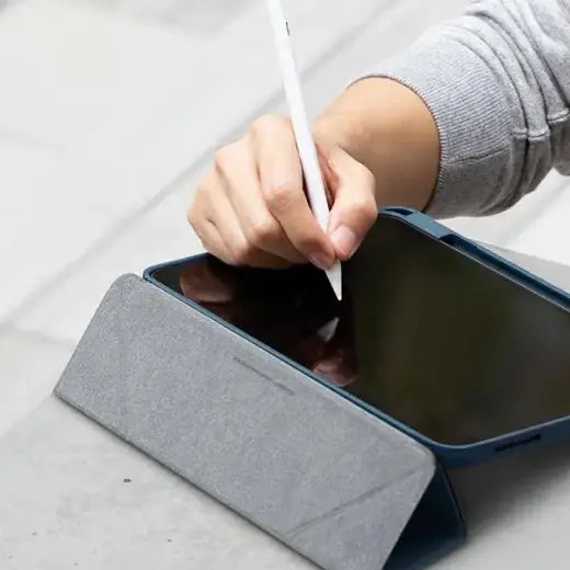 UNIQ etui Moven iPad Air 10.9 (2022|2020) Antimicrobial niebieski|carpi blue Фото num