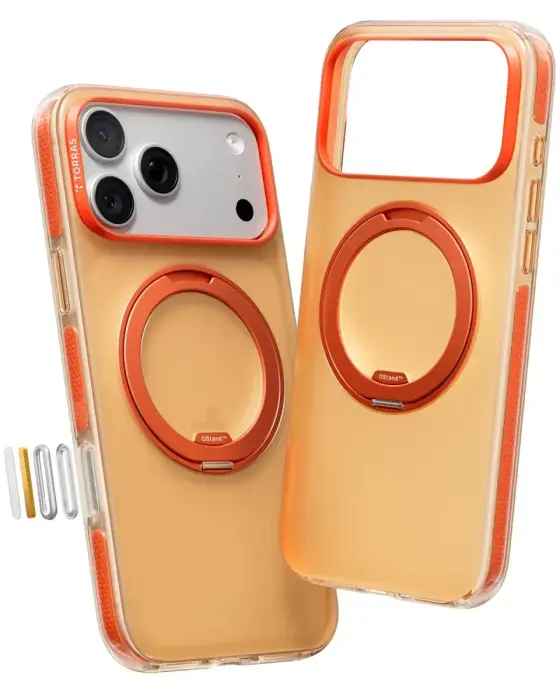 Torras Ostand O3 Hue, golden citrus - iPhone 18 Pro/17 Pro