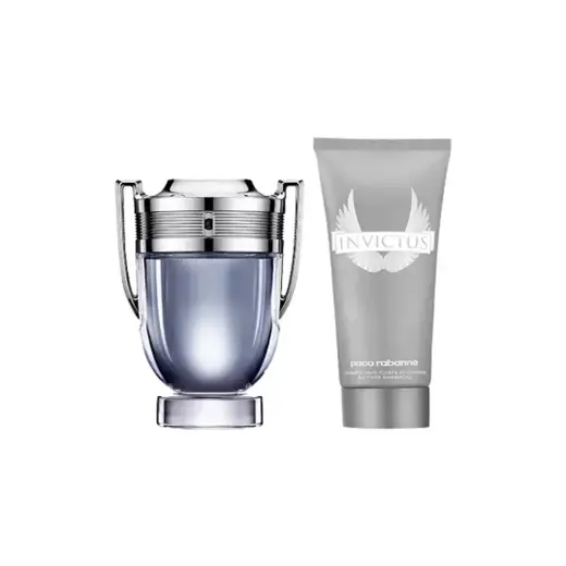 Set Paco Rabanne: Invictus, Eau De Toilette, For Men, 100 ml + Invictus All Over, Shower Gel & Shampoo 2-In-1, 100 ml Foto 1