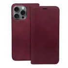 Smart Suede book type phone case for iPhone 11 dark red — Photo 1
