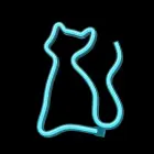 Neon LED Light CAT turquoise NNE24 Neolia Foto 3