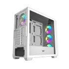 Darkflash DS900WD ATX computer case (White) + 4 fans — Photo 2