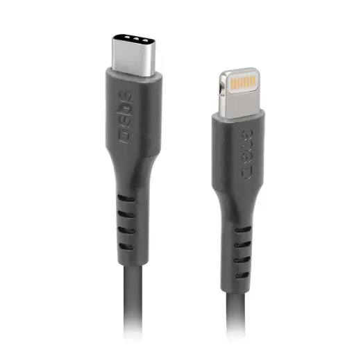провод для передачи данных и зарядки | USB-C на Lightning | 1m | черный Фото num