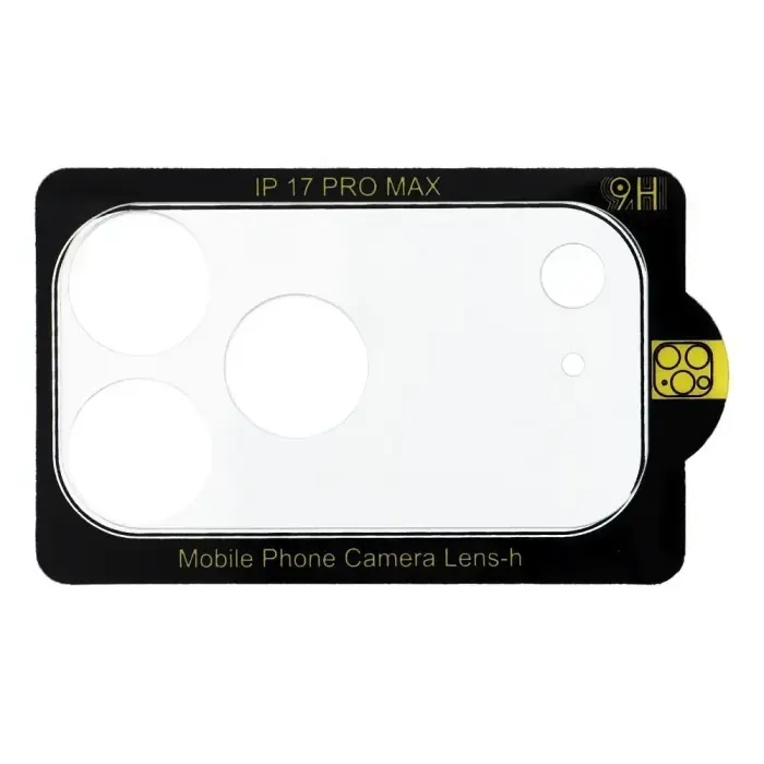 5D Full Glue Camera Tempered Glass - for iPhone 17 Pro Max Transparent