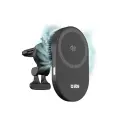 SBS Magnetic Holder with Qi2.2 25W Wireless Charger with Active Cooling - Black Foto 1