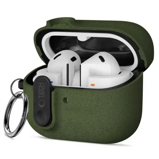TECH-PROTECT SLIM HOOK SAMSUNG GALAXY BUDS 3 / 3 FE / 3 PRO OLIVE GREEN
