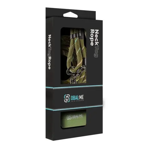 OBAL:ME NeckTag Rope for Mobile Phone Army Green Foto 4