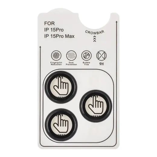 OBAL:ME Lens Protector for Apple iPhone 15 Pro|15 Pro Max Black Titanium Photo