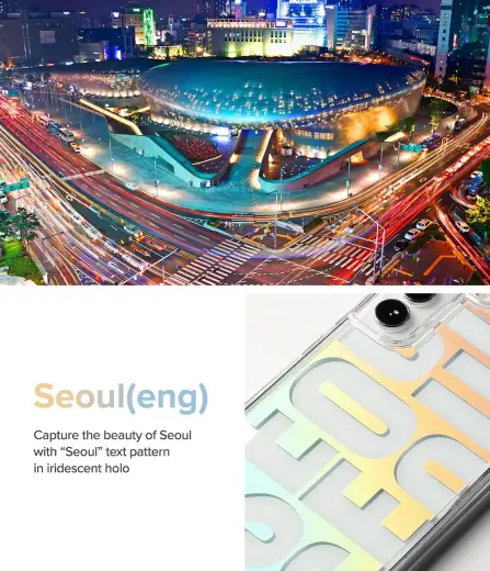 Ringke Fusion Design Armored Case Cover with Gel Frame for Samsung Galaxy S22 + (S22 Plus) transparent (Floral) (F593R31) Photo