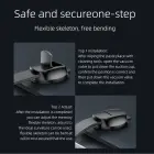 Magnetic car phone holder Forcell F-Grip MagFlex windshield / dashboard / air vent black Photo