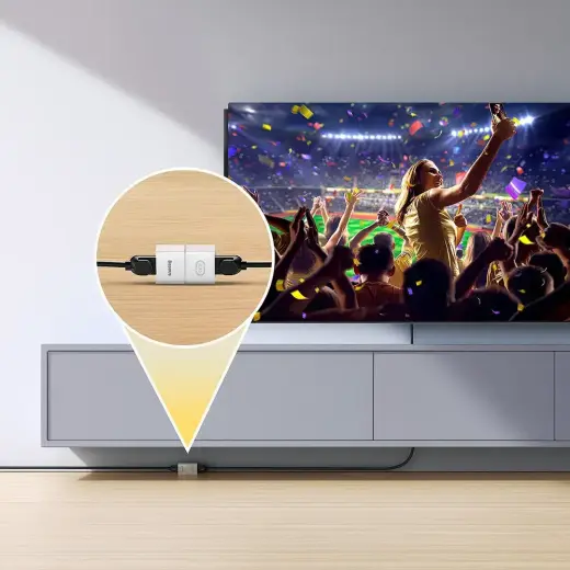 Network coupler Ethernet RJ-45 cable connector Baseus AirJoy Series 10 pcs - white Фото num