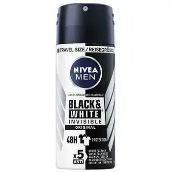 Nivea Invisible For Black & White Antiperspirant for Men in Spray 100ml