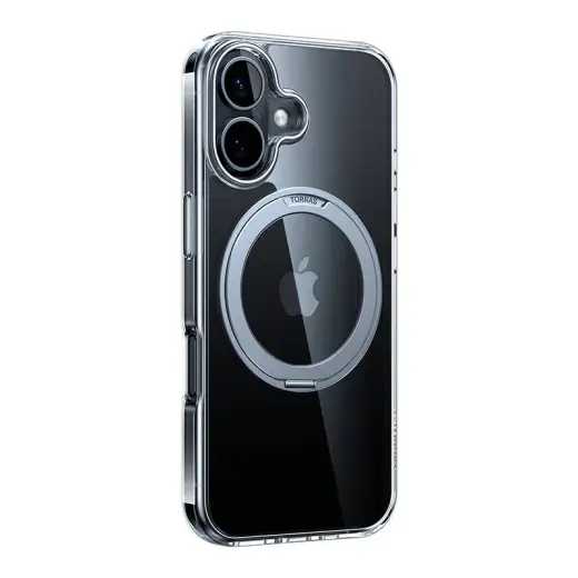 Torras Ostand Pro Case for iPhone 16 Plus (Transparent) Фото num