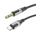 Borofone Cable AUX BL19 Creator - jack 3,5mm to Type C - 1 metre black Foto 1
