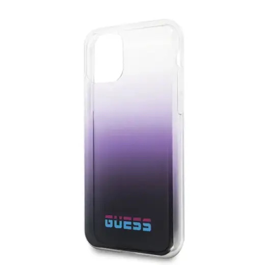 Guess GUHCN65DGCPU California Cover Силиконовый Чехол Для Apple iPhone 11 Pro Max Фиолетовый Фото num