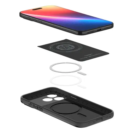 Spigen Thin Fit MagSafe Case for iPhone 17 Pro - Black Foto 10