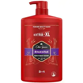 Old Spice Rockstar Body, Hair, Face Wash - Sprchový gel 3 v 1 1000ml