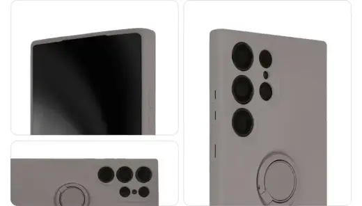 Finger Ring Case for Samsung Galaxy S23 FE light gray Foto 18