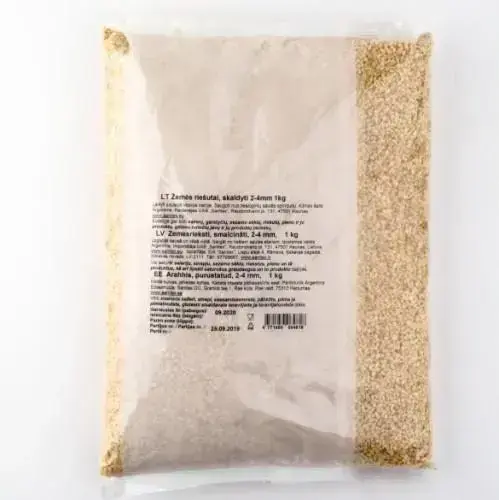 Zemesrieksti drupināti, graudzēti, 2-4 mm, 1kg