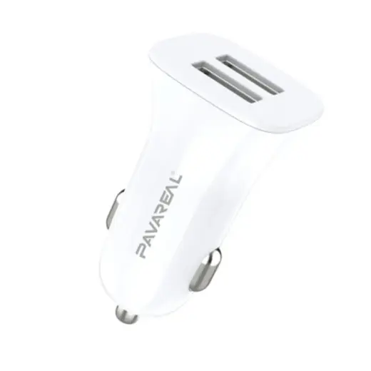 Pavareal Auto lādētājs 2x USB 2.4A balts Foto 3