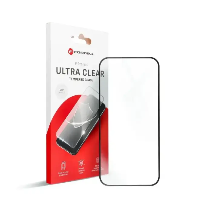 Tempered glass to Samsung A26 5G Forcell Ultra Clear Glass black Foto 2