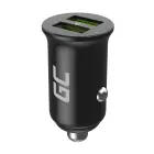 Green Cell Autoladegerät 36W GC PowerRide Nano36 mit 2x USB-A Ultra Charge Schnellladung Foto 1