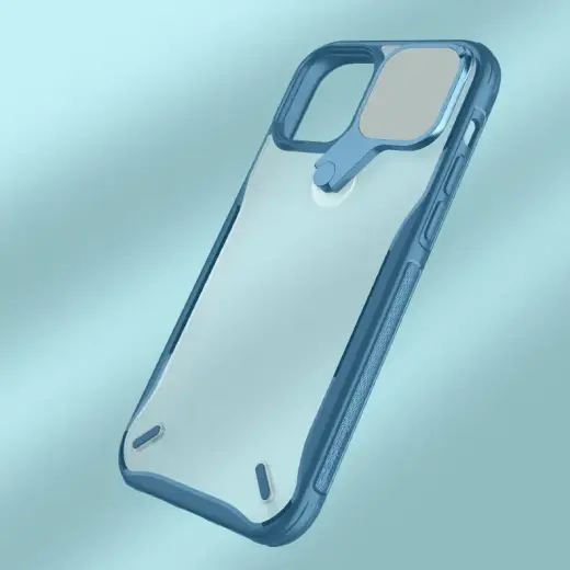 Nillkin Cyclops Case durable case with camera cover and foldable stand for iPhone 13 black Foto 6