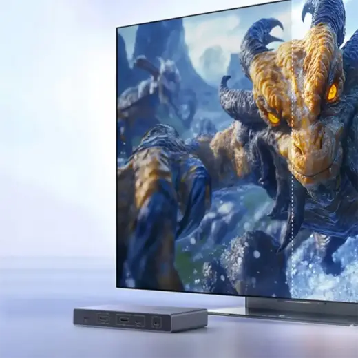 Ugreen USB-C + HDMI 4K 60Hz 2-in-1 KVM Switch – Gray Foto 4