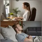 Bluetooth headphones 4smarts SkyBuds OWS with AI screen beige Foto 7