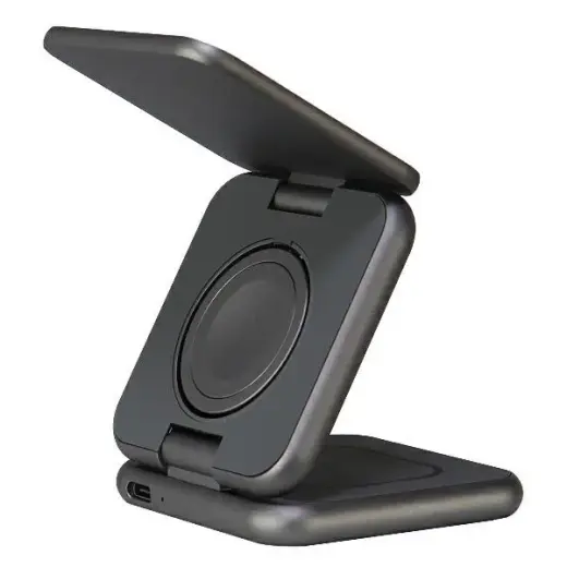 Audi Big Logo foldable inductive charger 3in1 0 - gray Фото num