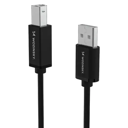 Wozinsky WKDDY3S USB-B - USB-A 480Mb|s Cable 2m - Black Foto 3