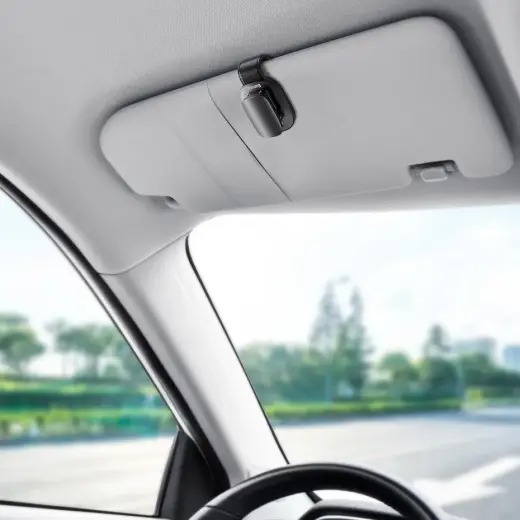 Baseus car glasses clip holder for glasses black (ACYJN-B01) Photo