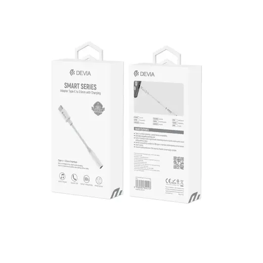 Devia adapter Smart USB-C - jack 3,5mm white Foto 2