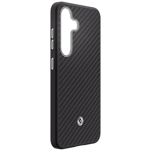 Etui Samsung Spigen Enzo Aramid Magnet    do Galaxy S25 czarno-srebrny Фото num