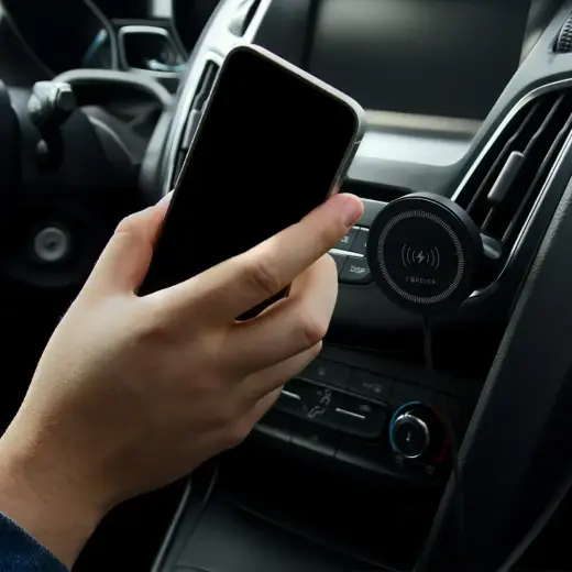 Forever car holder for air vent MACH-300 magnetic with wireless charging black Qi2 15W Foto 7