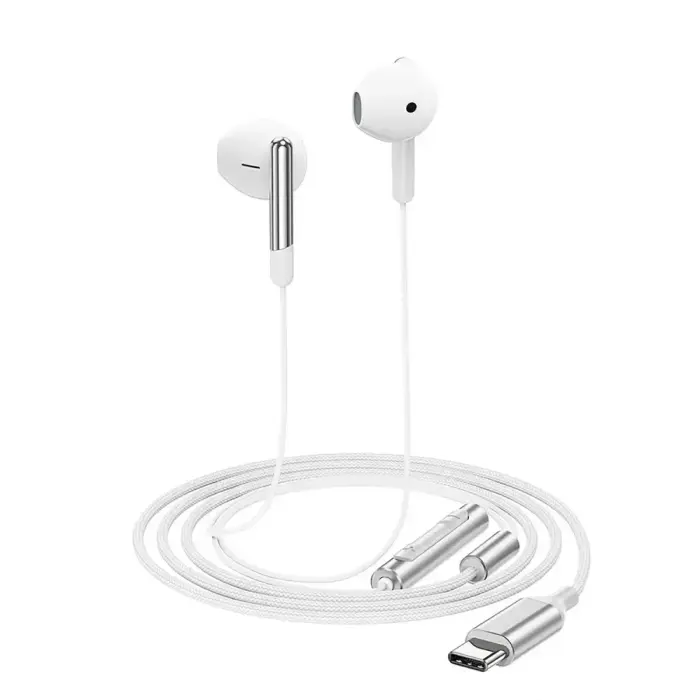 Acefast L3 Wired USB-C Headphones with Microphone - White Foto 7