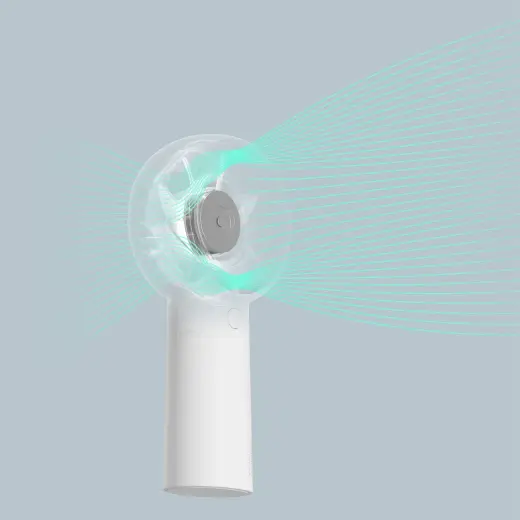 Jisulife Handheld Fan Life5 Plus 4000 mAh Portable USB Fan - White Foto 10